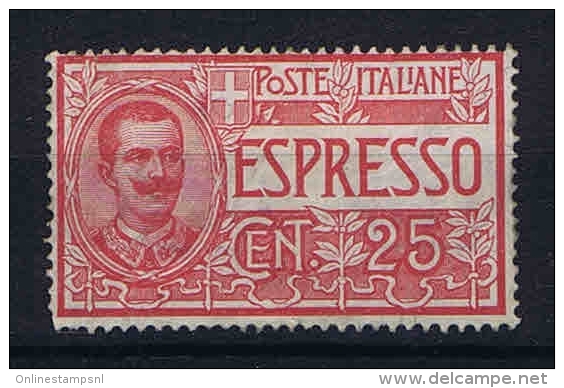 Italy: Expresso  1903 Mi 85 Sa 1 MH/* - Posta Espresso