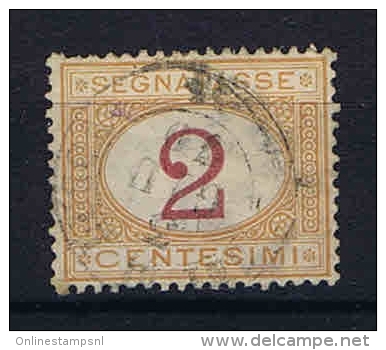 Italy: Segnatasse, Postage Due, 1869 Mi/ Sa 4, Used - Strafport