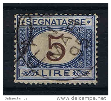 Italy: Segnatasse, Postage Due, 1869 Mi/ Sa 13, Used - Strafport