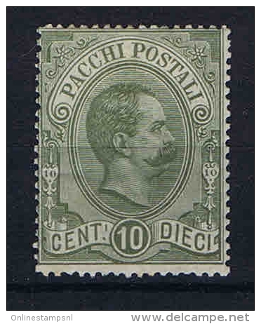 Italy:  Pacchi Postali 1884  Mi Nr 1 Sa 1 MH/* - Postpaketten