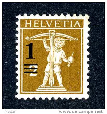 2428 Switzerland 1915  Michel #124  M*  Scott #186   ~Offers Always Welcome!~ - Nuevos