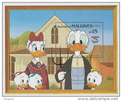 Disney Maldives 1984 MNH/**/NEUF/postfris/postfrisch D32 - Disney