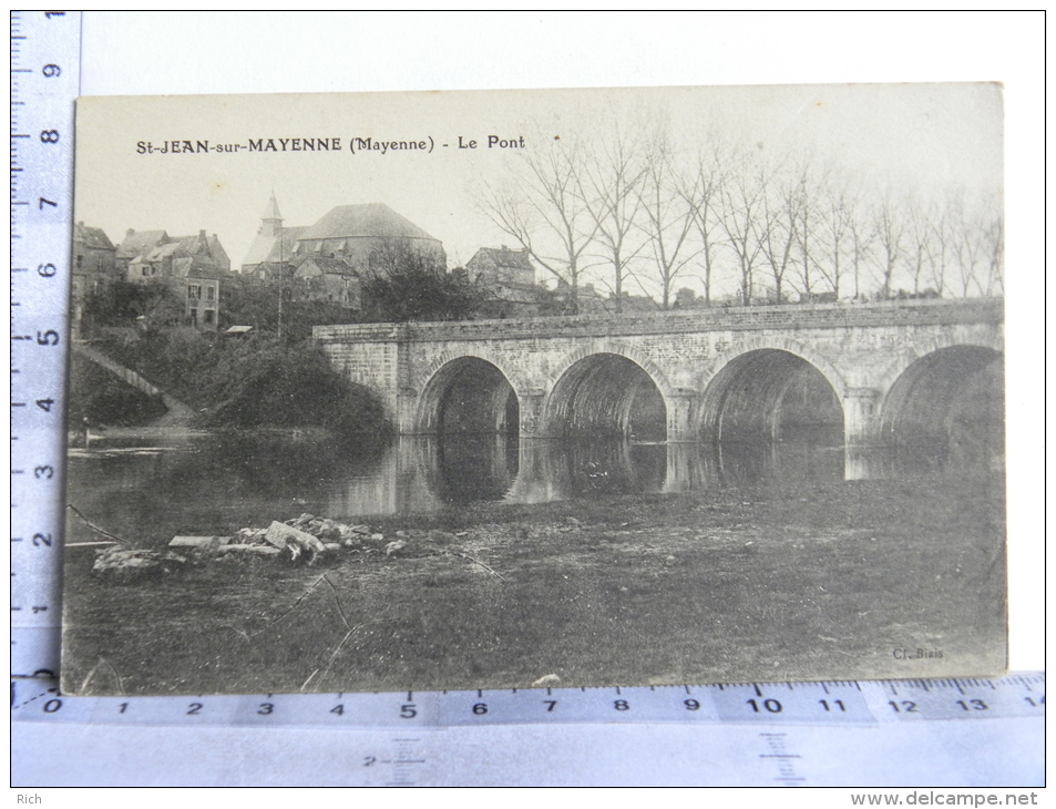 CPA (53) Mayenne - ST JEAN Sur MAYENNE - Le Pont - Autres & Non Classés