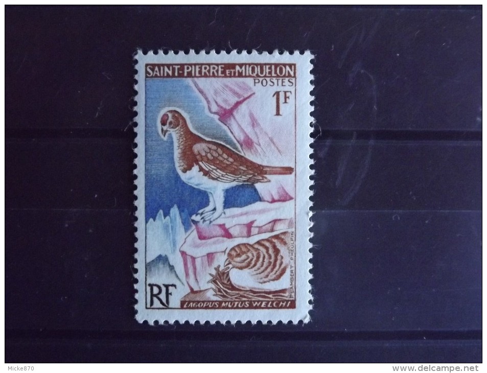 Saint Pierre Et Miquelon N°365 Neuf** Oiseaux - Unused Stamps