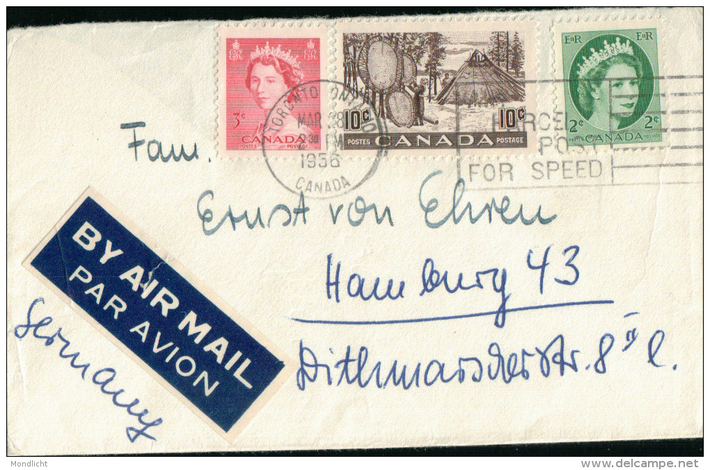 Ganzstück Kanada (Canada). Poststempel 1958. - Airmail