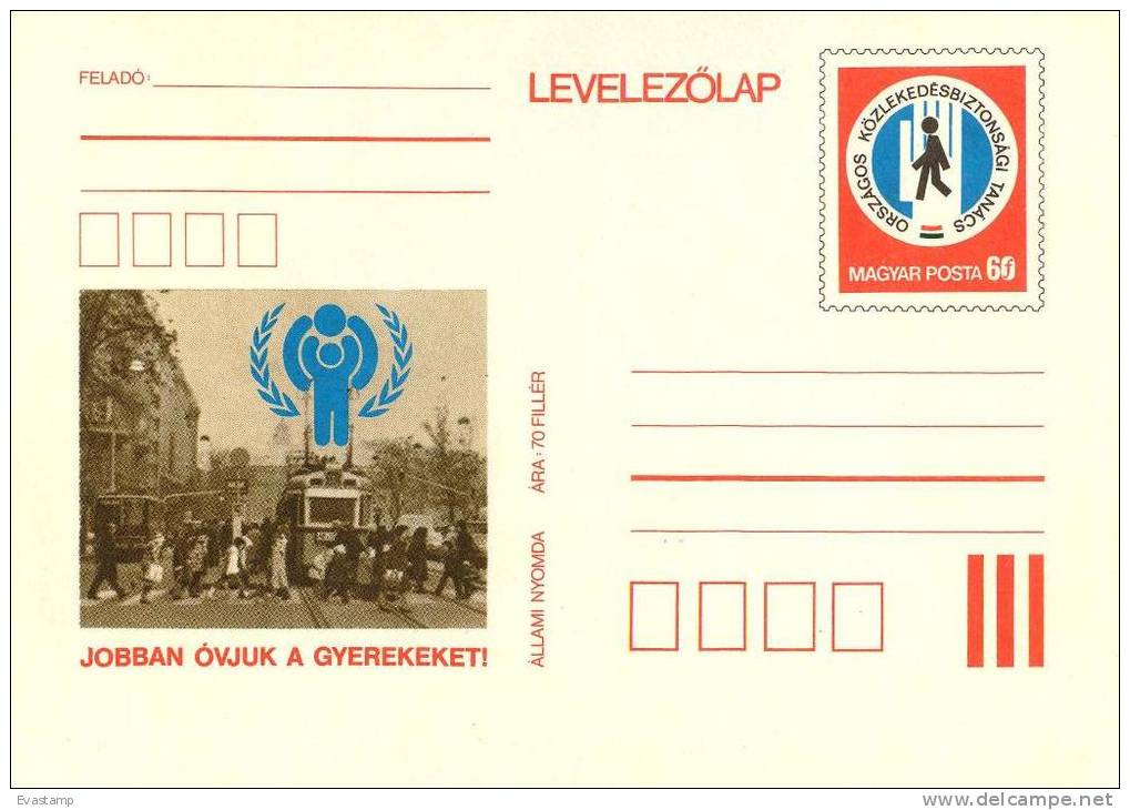 HUNGARY - 1979.Postal Stationery - Traffic Safety MNH!!! Cat.No.276. - Entiers Postaux