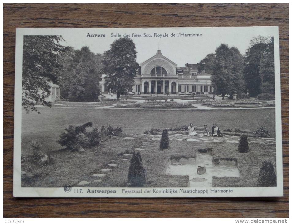 Feestzaal Der Koninklijke Maatschappij HARMONIE ( 117 ) -  Anno 19?? ( Zie Foto Voor Details ) !! - Sonstige & Ohne Zuordnung