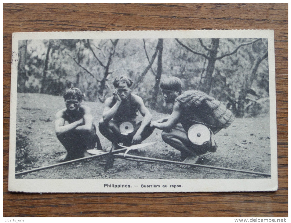 Philippines - Guerriers Au Repos -  Anno 1930 ( Zie Foto Voor Details ) !! - Philippinen