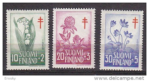 L5880 - FINLANDE FINLAND Yv N°472/74 ** TUBERCOLEUSES - Unused Stamps