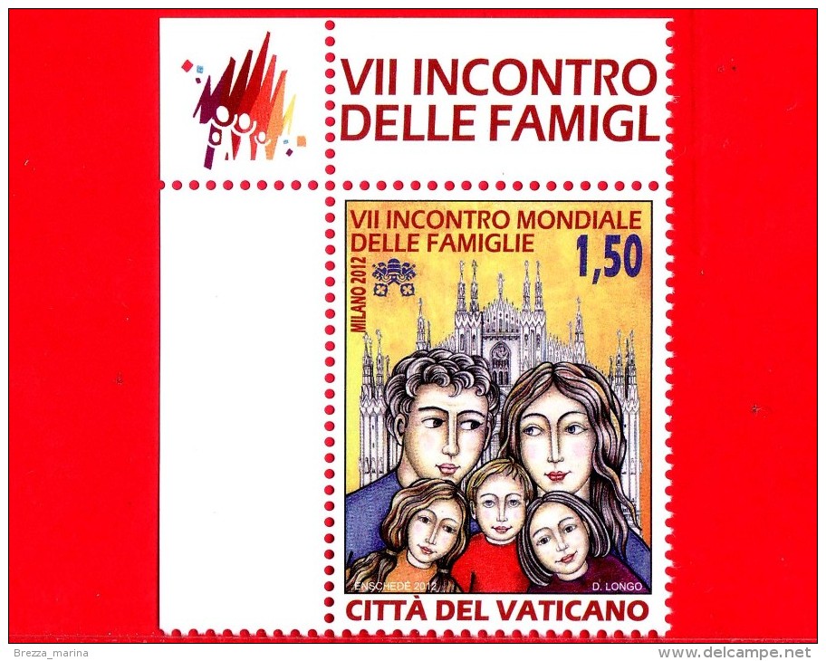 NUOVO - VATICANO - 2012 - 7º Incontro Mondiale Delle Famiglie - 1,50 € • Famiglia E Duomo Di Milano - Nuovi