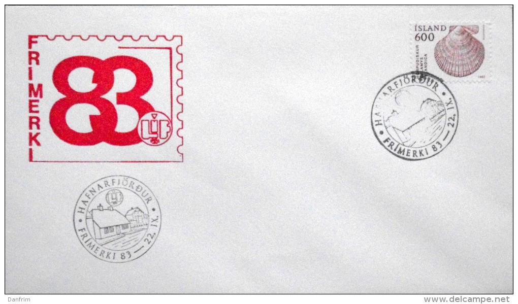 Iceland 1983  MiNr.577 Special Cancel Cover  ( Lot  3081 ) - Lettres & Documents