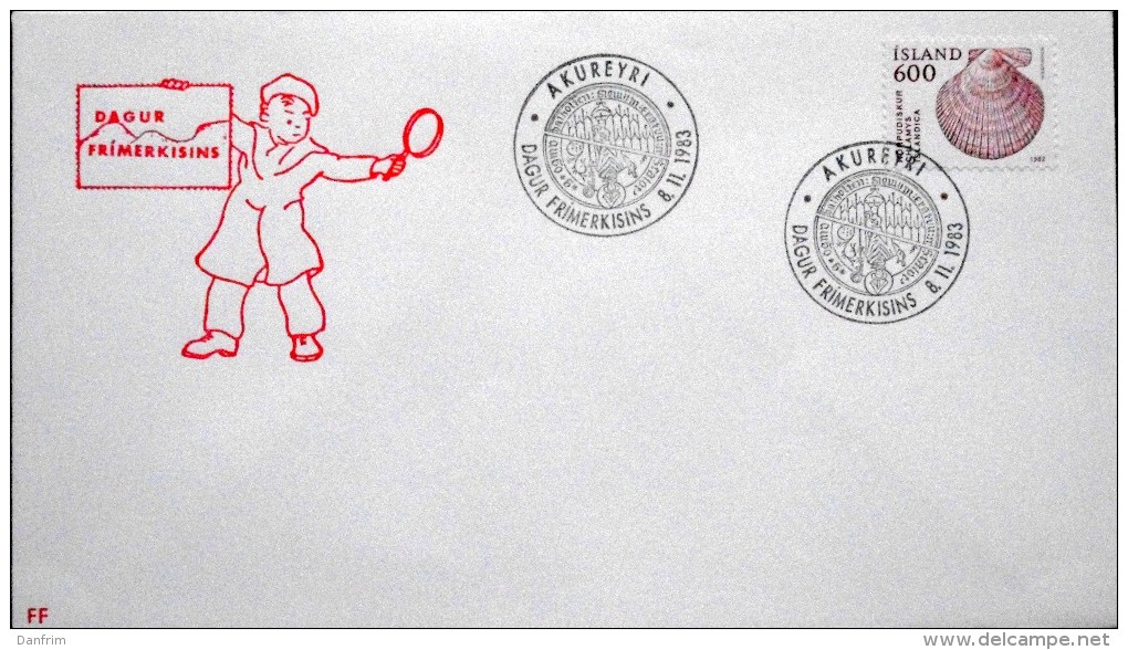 Iceland 1983  MiNr.577 Special Cancel Cover  ( Lot  3079 ) - Lettres & Documents