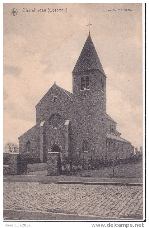 CHATELINEAU - CORBEAU : église Ste-Marie - Châtelet