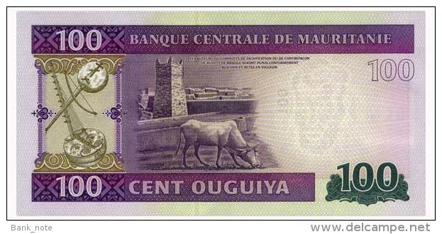 MAURITANIA 100 OUGUIYA 2011 Pick 16 Unc - Mauritanien