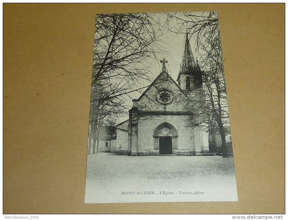 BOISSY-St-LEGER - L'EGLISE  - Tincelin Editeur - 91 ESSONNE (F) - Boissy-la-Rivière