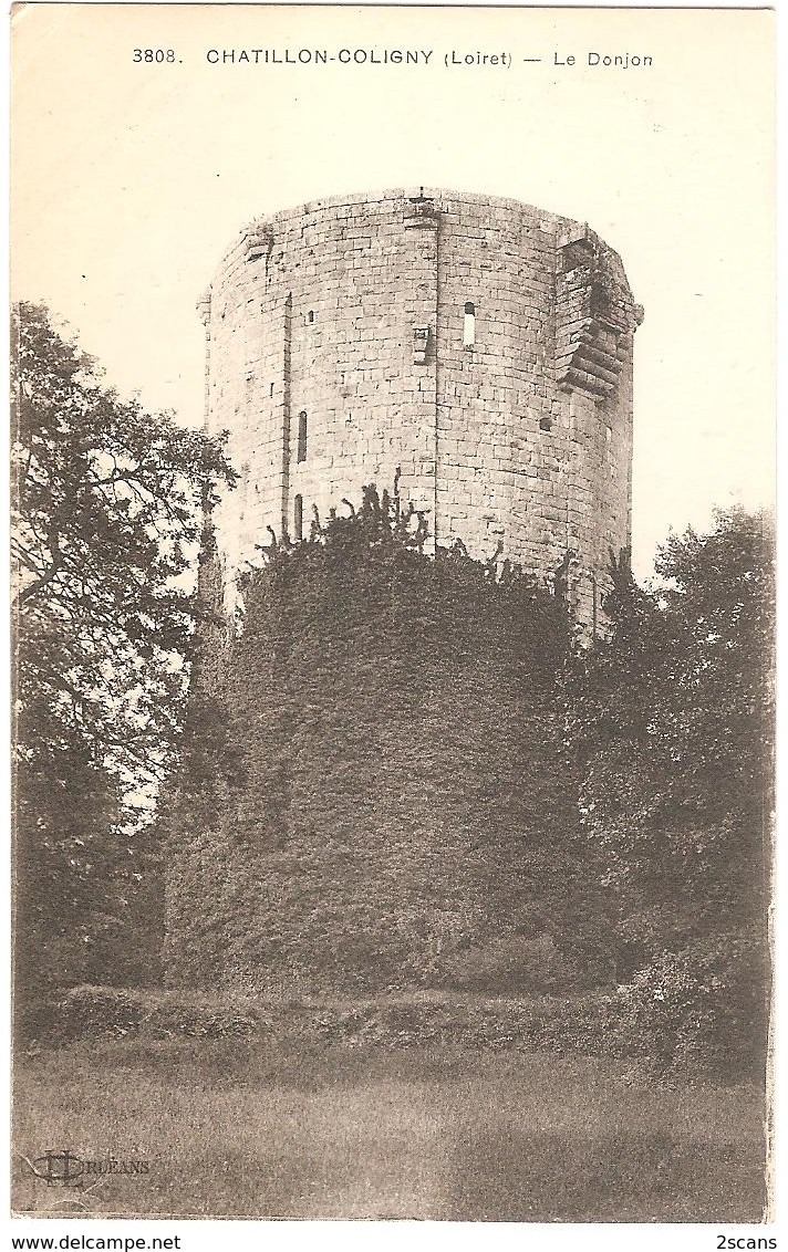 Dépt 45 - CHÂTILLON-COLIGNY - Le Donjon - (Imp. E. Le Deley) - Chatillon Coligny