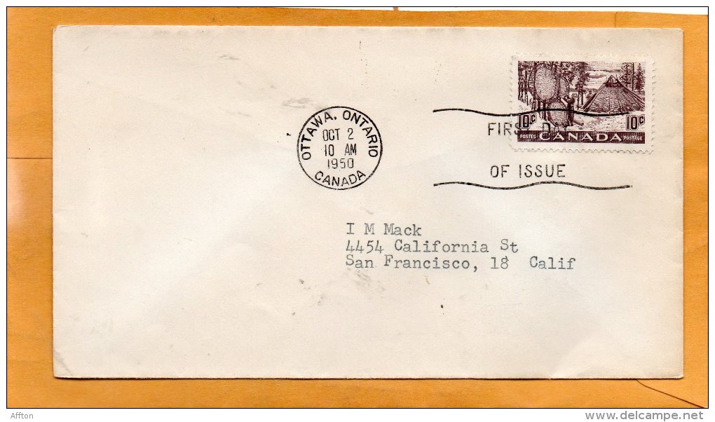 Canada 1950 FDC - ....-1951