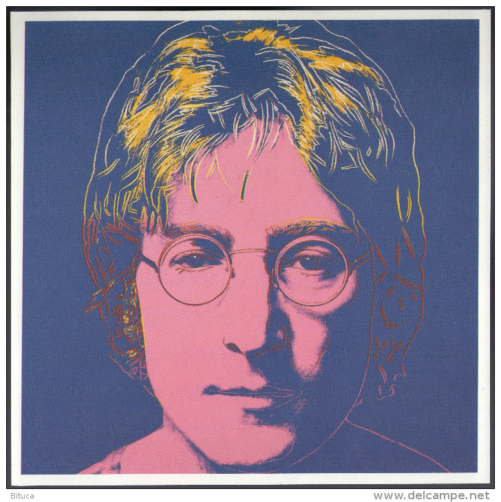 JOHN LENNON PORTE FOLIO A LA CITE DE LA MUSIQUE 2 SUPERBES AFFICHETTES PRODUIT TRES RARE PORT OFFERT - Objets Dérivés