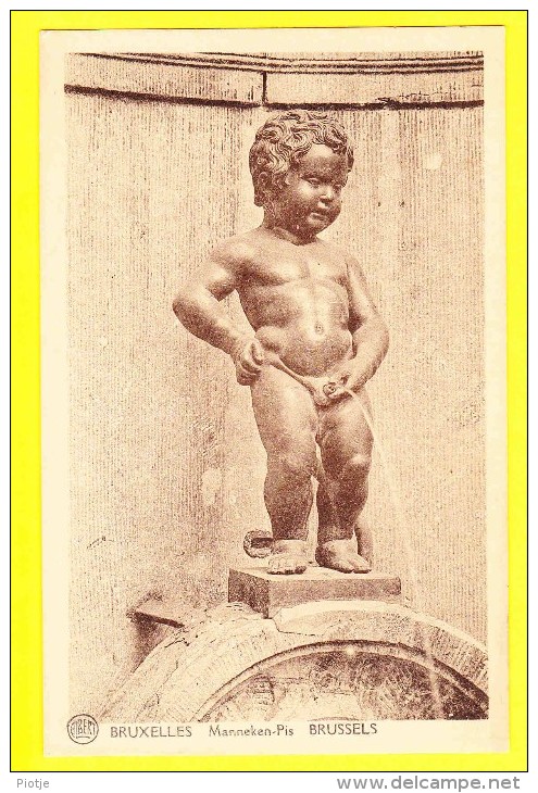 * Brussel - Bruxelles - Brussels * (Albert) Manneken Pis, Statue, Monument, Manneke Pis, Enfant, Rare, Old - Brussel (Stad)