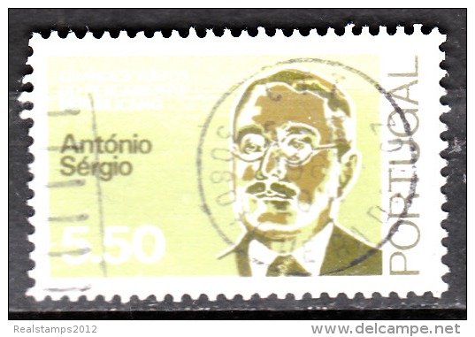 PORTUGAL - 1980,  Grandes Vultos Do Pensamento Republicano, (2ª Série)  5.50  (o)    MUNDIFIL  Nº 1459 - Usado