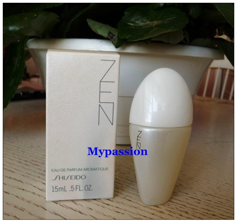 RARE MINIATURE SHISEIDO :  ZEN - EAU DE PARFUM AROMATIQUE, 15 ML - Miniatures Femmes (avec Boite)