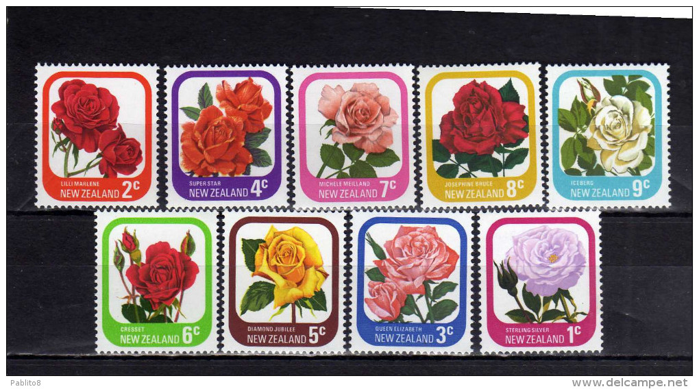 NEW ZEALAND NUOVA ZELANDA 1975 FLORA FLOWERS FIORI FLEURS ROSES ROSE MNH - Unused Stamps