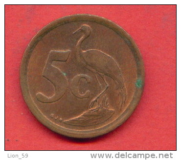 F3739 / - 5  Cents  - 1992  -  South Africa , Südafrika , Afrique Du Sud - Coins Munzen Monnaies Monete - Sudáfrica