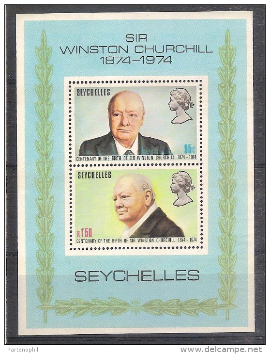 ** SEYCELLES SHEET MNH SIR WISTON CHURCHILL - Sir Winston Churchill