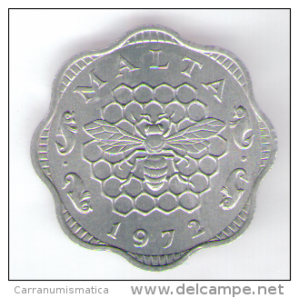 MALTA 3 MILS 1972 - Malte