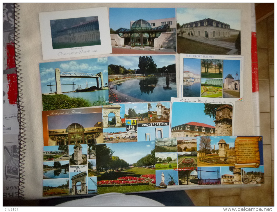 LOT DE 13 CARTES ..ROCHEFORT SUR MER...(17).. - 5 - 99 Cartes