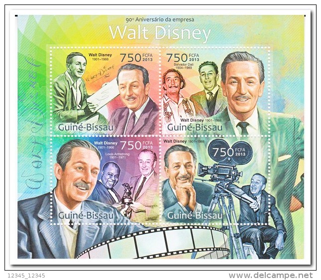 Guinea-Bissau 2013 Postfris MNH, Walt Disney - Guinea-Bissau