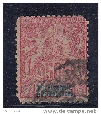 Colonies  Légende Nelle Caledonie 50c N°51 - Used Stamps