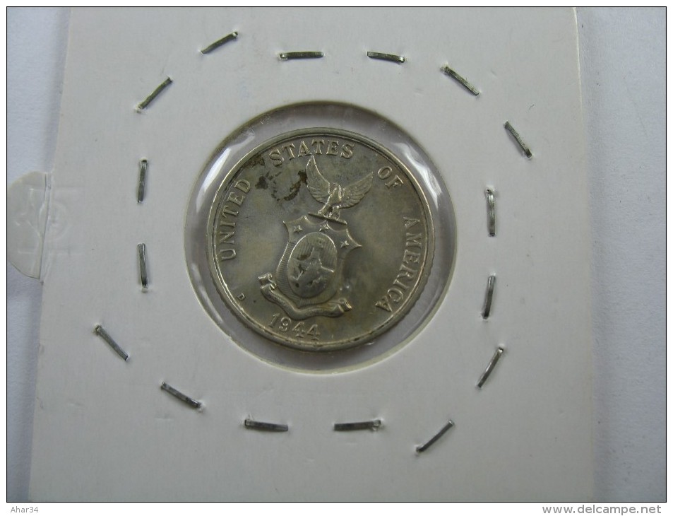 PHILIPPINES 20 CENTVOS 1944 SILVER  COIN LOT 15  NUM 11 - Philippinen