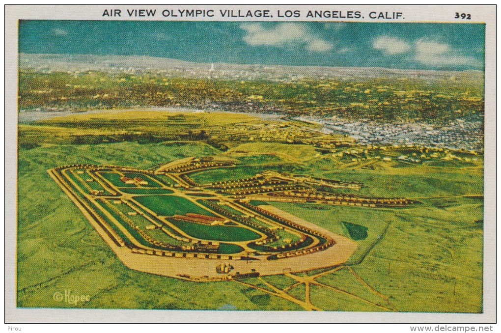 JEUX OLYMPIQUES DE LOS ANGELES 1932  ( UN SIECLE D'OLYMPISME A TRAVERS LA CARTE POSTALE ) - Jeux Olympiques