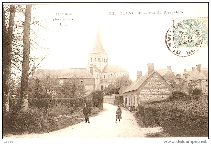 VENTE FLASH - Au 1er Enchérisseur: RUE Du PRESBYTERE - OURVILLE (1906) - Ourville En Caux