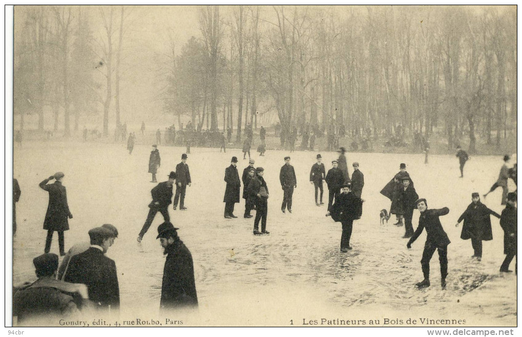 CPA( Sport Patinage A Glace) Les Patineurs Au Bois De Vincennes - Figure Skating