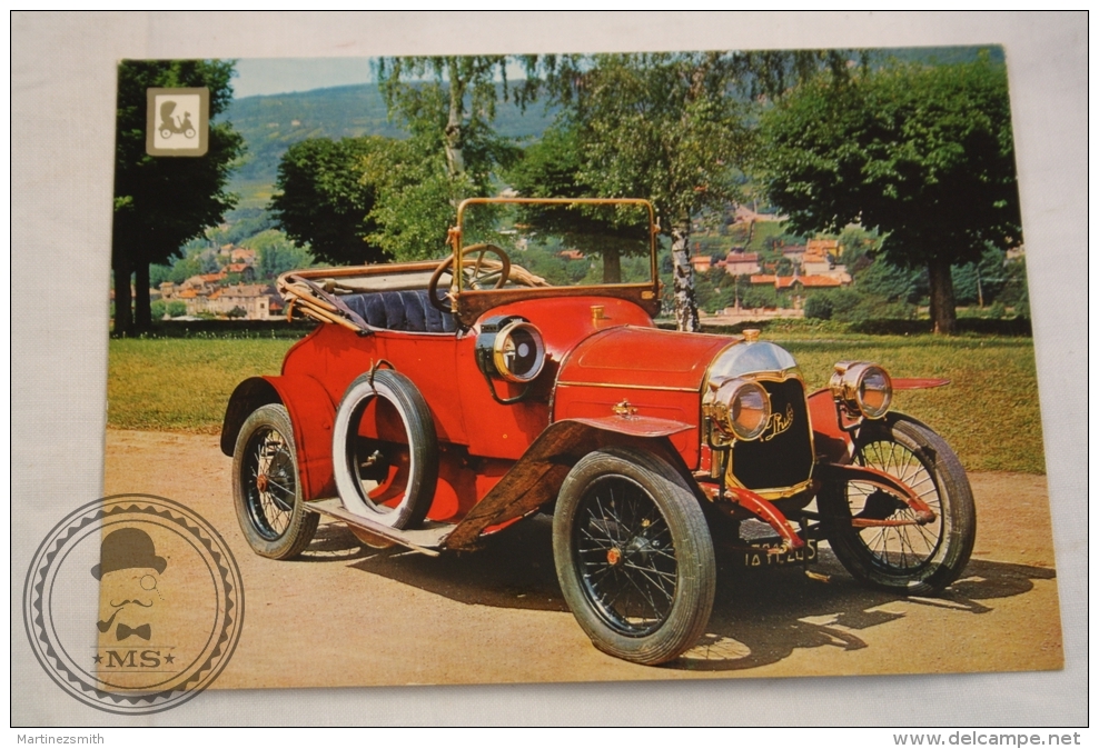 Classic Car Postcard: Philos 1914 - 6 HP Engine Ballot - Zenith Carburetor - Turismo