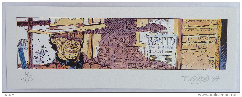 Ex Libris - GIROD - WANTED T3 - NS - CAP BD - Illustratori G - I