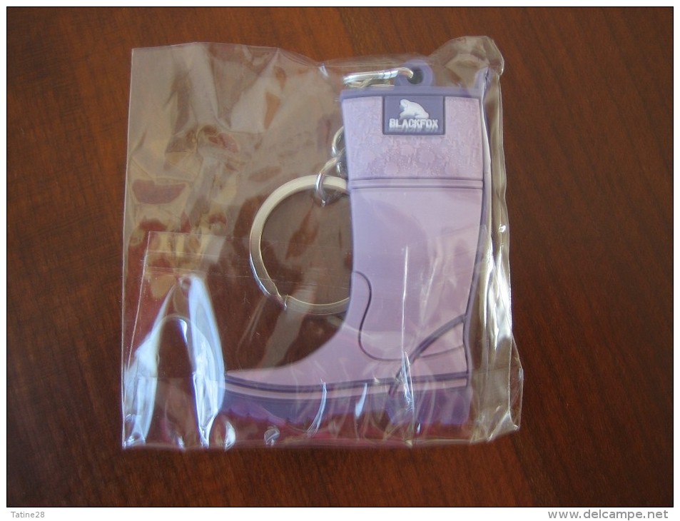 PORTE CLEFS BOTTE BLACKFOX MAUVE VIOLETTE - Porte-clefs