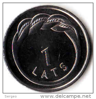 LATVIA 1 Lats 2009  Namejs Ring.UNC - Latvia