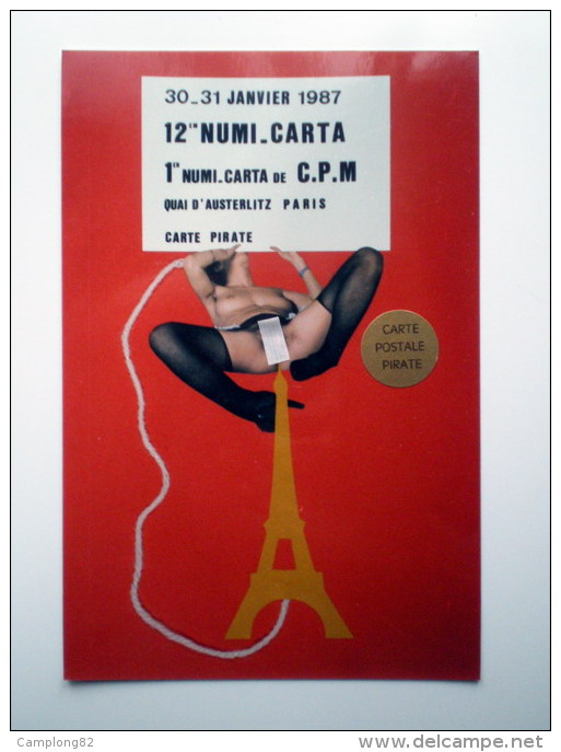 PI : Paris, 12em : 1987 - 11em Salon Numi-Carta, Quai D´Austerlitz ( Carte Pirate) - Distretto: 13