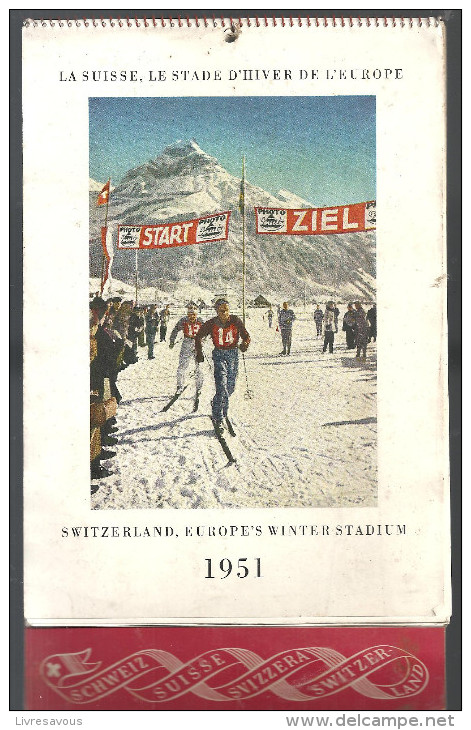 Suisse Le Stade D'hiver De L'Europe De 1951 Edité Par L'Office Centrale Suisse Du Tourisme à Zurich - Grand Format : 1941-60