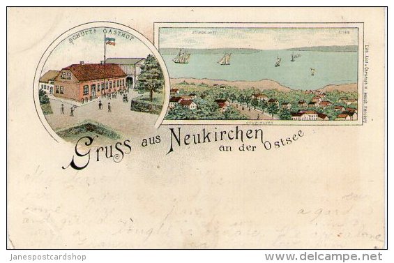 GRUSS AUS NEUKIRCHEN - SALTSBURG - AUSTRIA - POSTALLY USED 1900 - IN VERY GOOD CONDITION - Neukirchen Am Grossvenediger