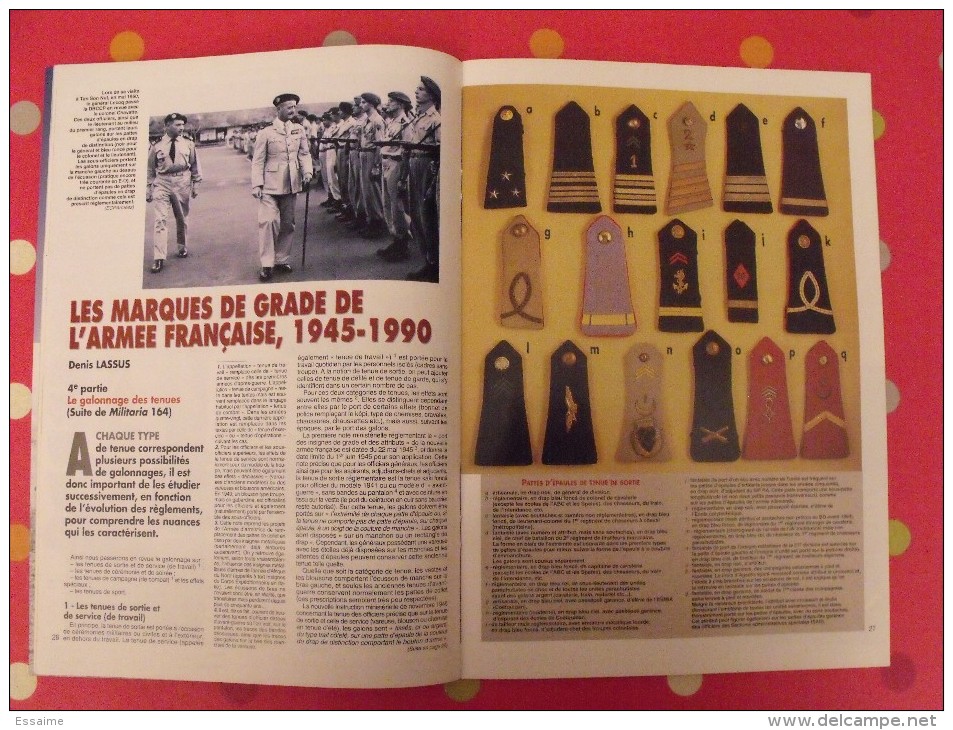 Revue Armes Militaria Magazine. Aviation. 1999. N° 168. (68 Pages). Tirailleurs Marocains - Weapons
