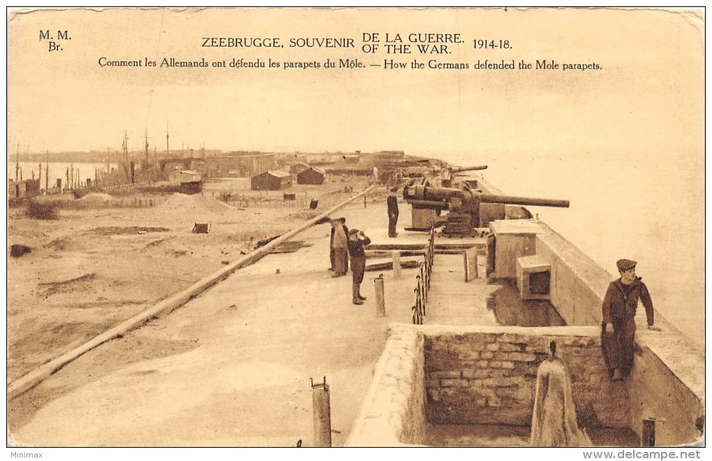 Zeebrugge - Comment Les Allemands Ont Défendu Les Parapets Du Môle - War 1914-18