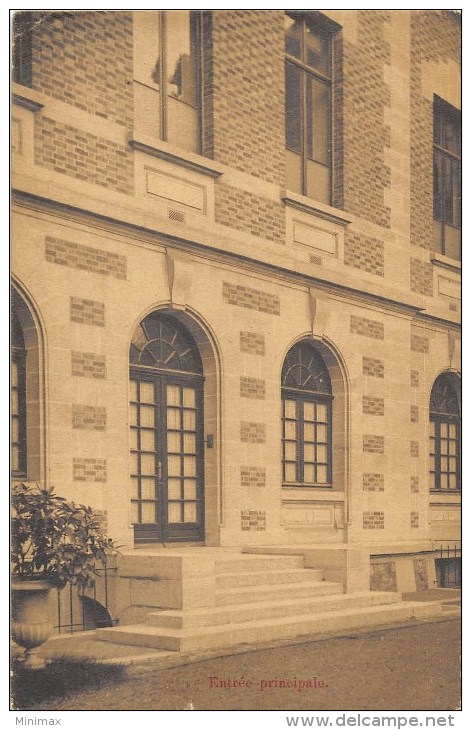 Bruxelles - Pensionnat De Notre-Dame Du Roule - Entrée Principale - 1920 - Education, Schools And Universities