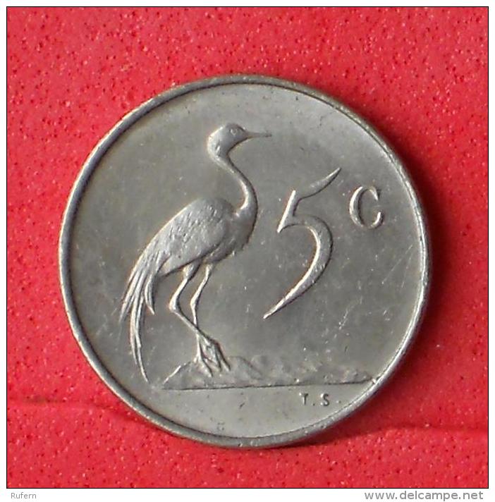 SOUTH AFRICA  5  CENTS  1965   KM# 67,2  -    (Nº06384) - Südafrika