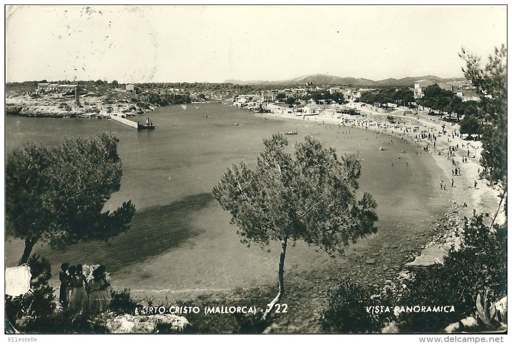 Espagne   - PORTO CRISTO  - Visa Panoramica  ( état , Coupure ) - Autres & Non Classés