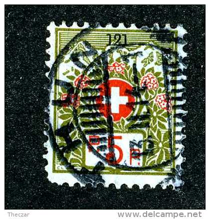 2672 Switzerland 1911  Michel #4 I  Used  Scott #S3 ~Offers Always Welcome!~ - Postage Due