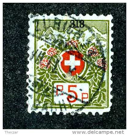 2677 Switzerland 1911  Michel #4 I  Used  Scott #S3 ~Offers Always Welcome!~ - Postage Due